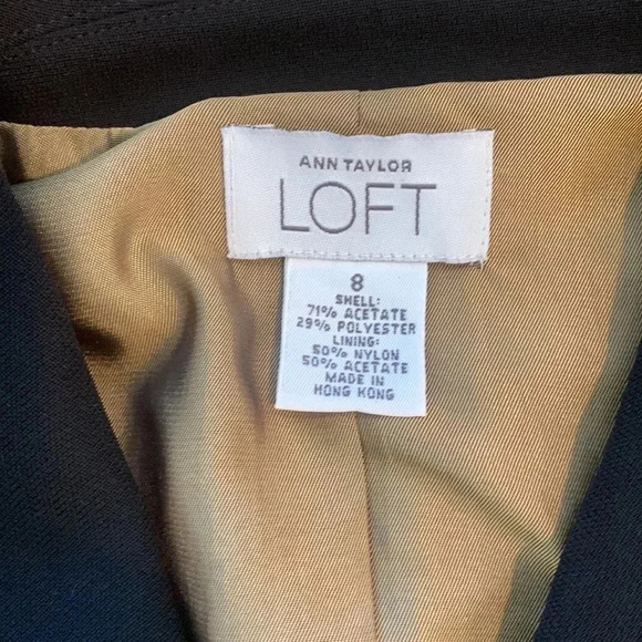 LOFT Women’s black 2 piece suit - Picture 8 of 12
